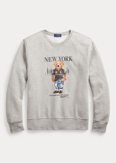 Men's Polo Ralph Lauren New York Bear Sweatshirt | 195874BRT